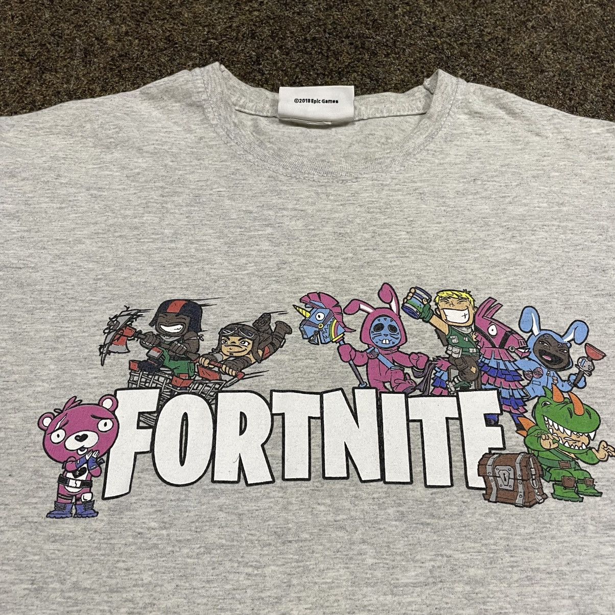 Vintage Y2K Fortnite Graphic Tee Video Game Streetwear Bleached S Size US S / EU 44-46 / 1 - 1 Thumbnail