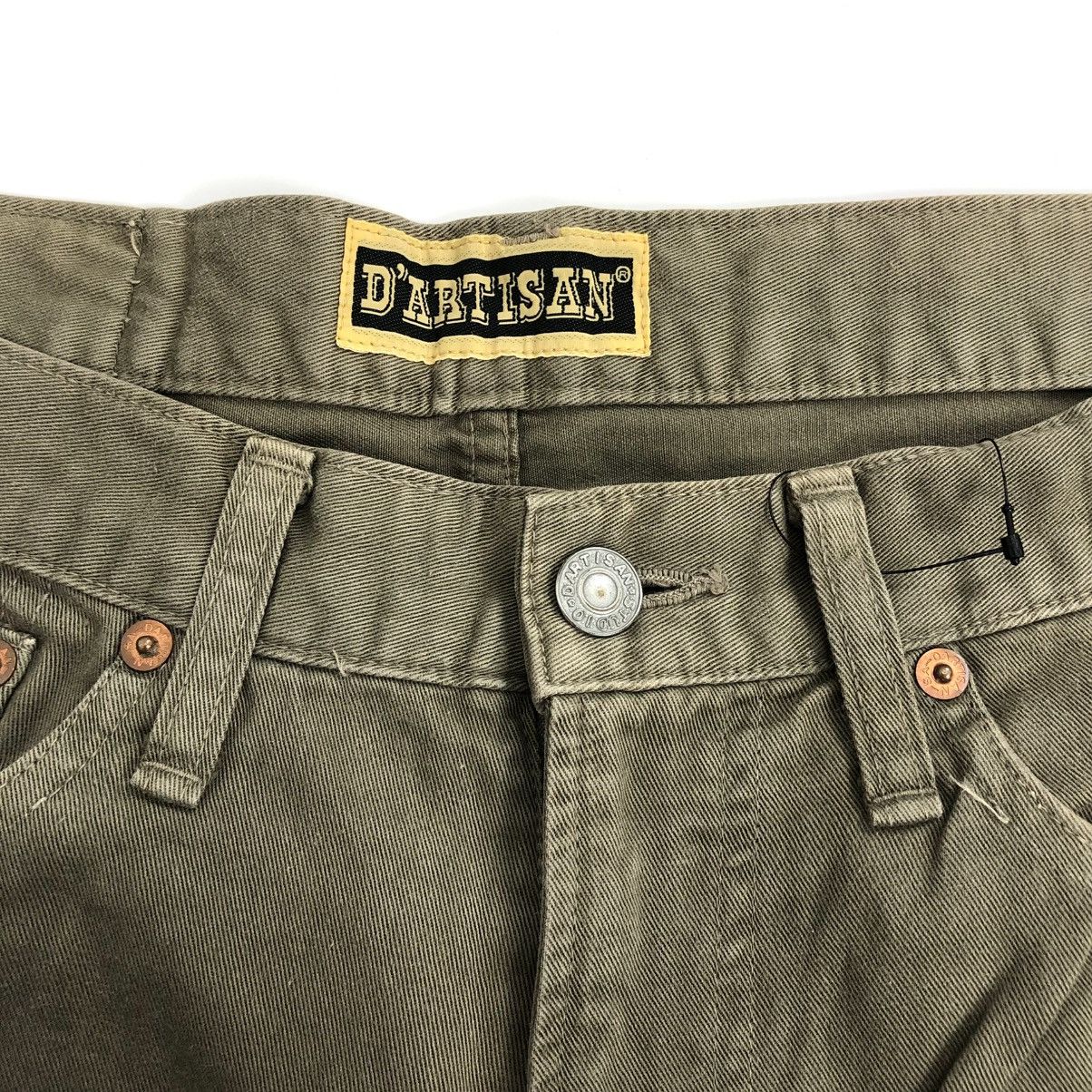 Japanese Brand × Studio D'Artisan × Vintage 🐷 Vintage Studio D'Artisan Olive Green Washed Jeans Size US 31 - 5 Thumbnail