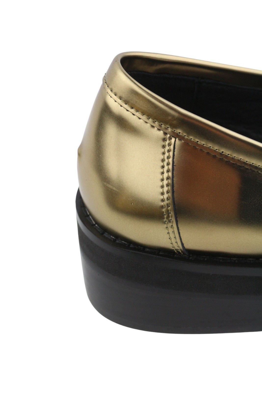Other BIBI LOU JAYA EU40 Shiny Gold Leather Chunky 87555 Size US 9 / IT 39 - 13 Thumbnail