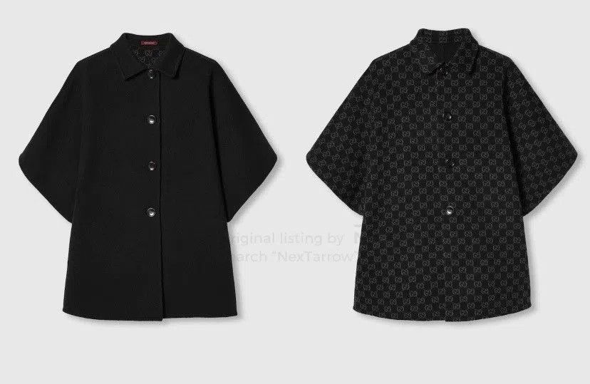 Gucci Gucci Reversible Batwing Cape Coat. Size M / US 6-8 / IT 42-44 - 4 Thumbnail