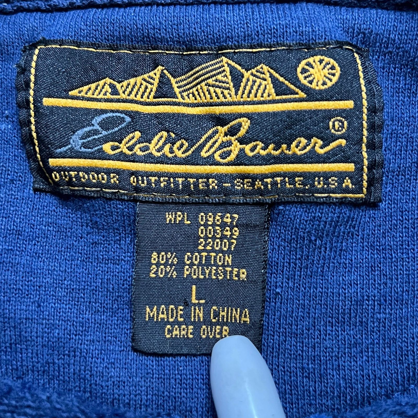 Eddie Bauer Eddie Bauer Vintage Crewneck Sweatshirt Blue Goose Logo L Size US L / EU 52-54 / 3 - 2 Thumbnail