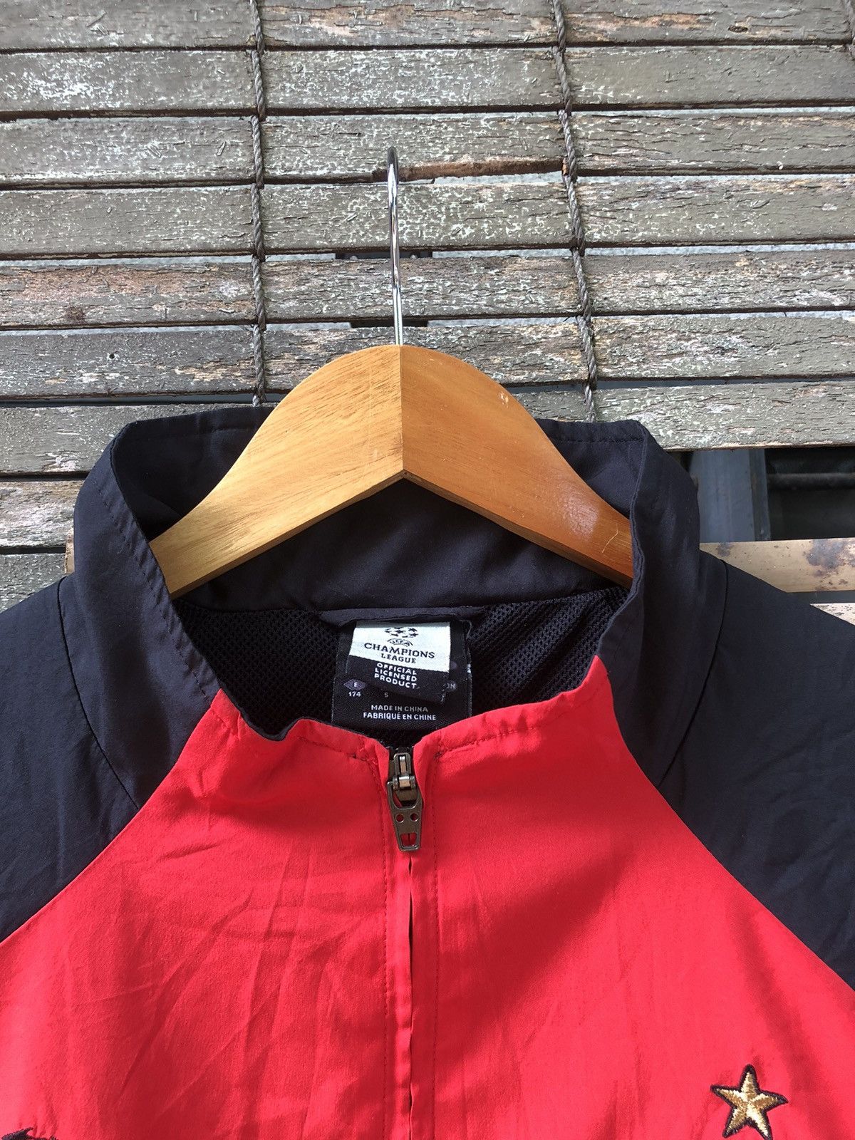 Adidas 🔥Vintage🔥90s Adidas UEFA AC Milan Fullzipper Jackets Size US XL / EU 56 / 4 - 3 Thumbnail