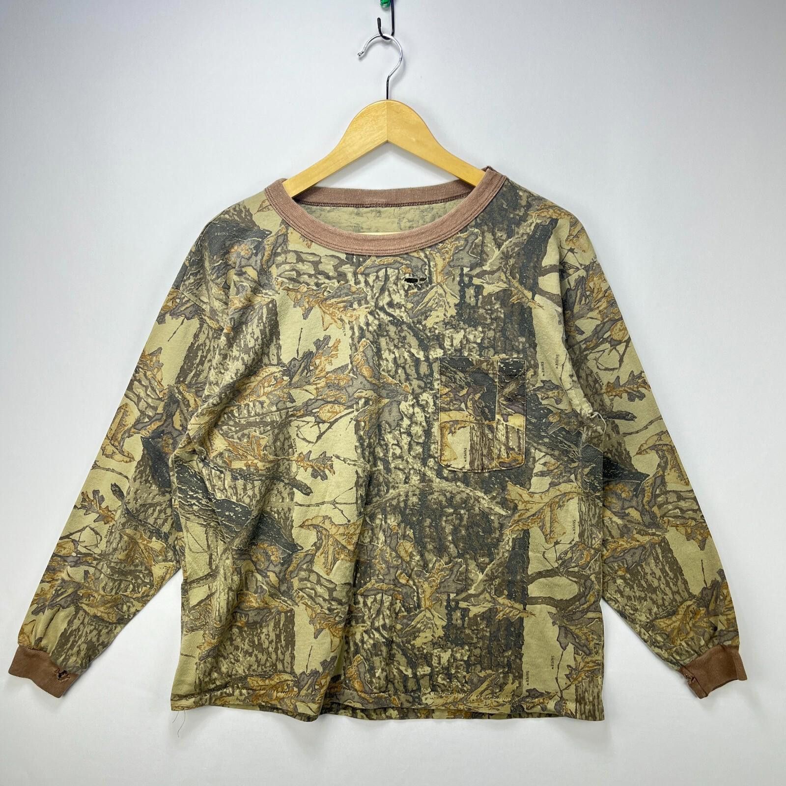 Realtree Vintage 90s Realtree Boxy Camo Long Sleeve Shirt Large Size US L / EU 52-54 / 3 - 1 Thumbnail