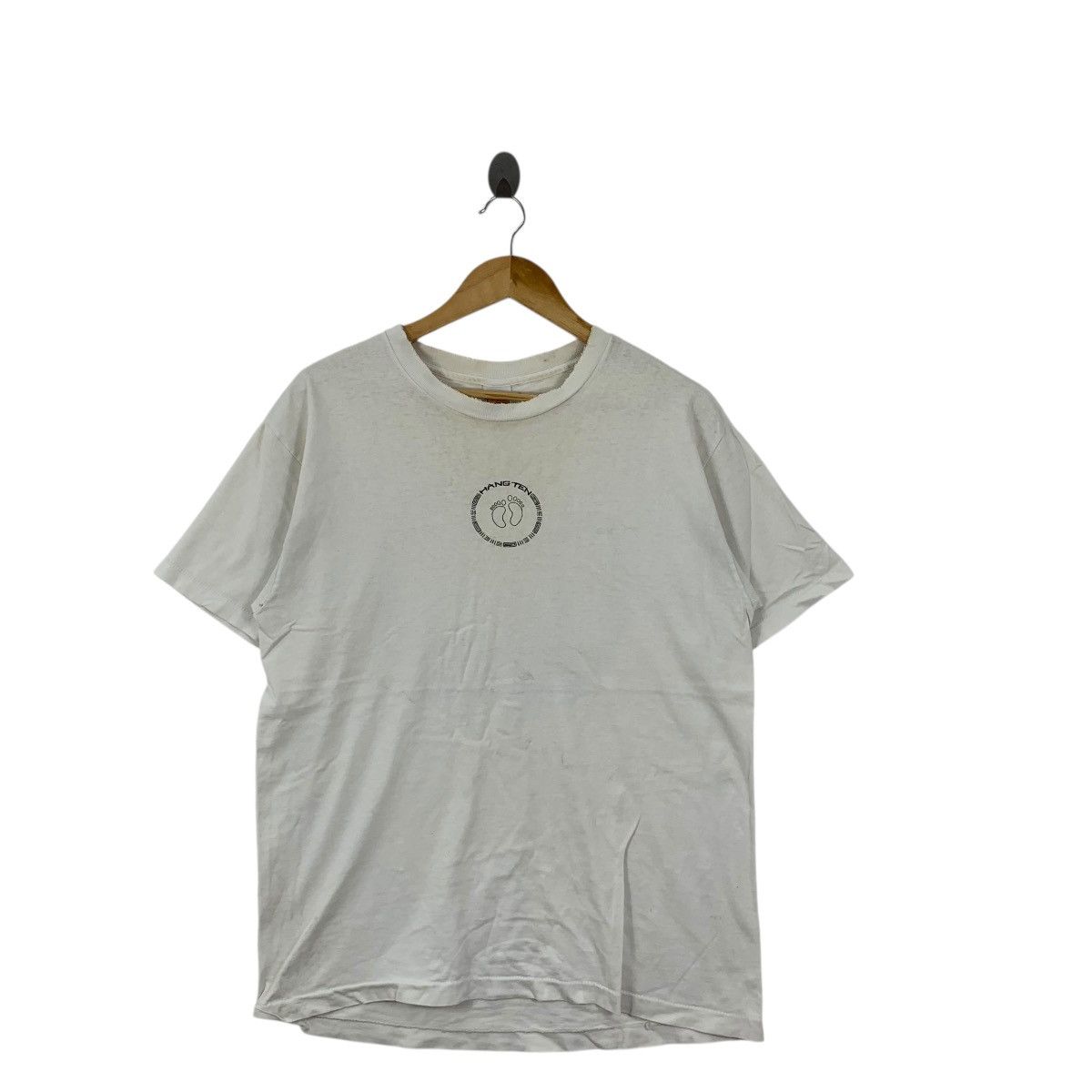 Hang Ten Vintage 90s HANG TEN SURF California Distress Thrashed Tee Size US M / EU 48-50 / 2 - 5 Thumbnail
