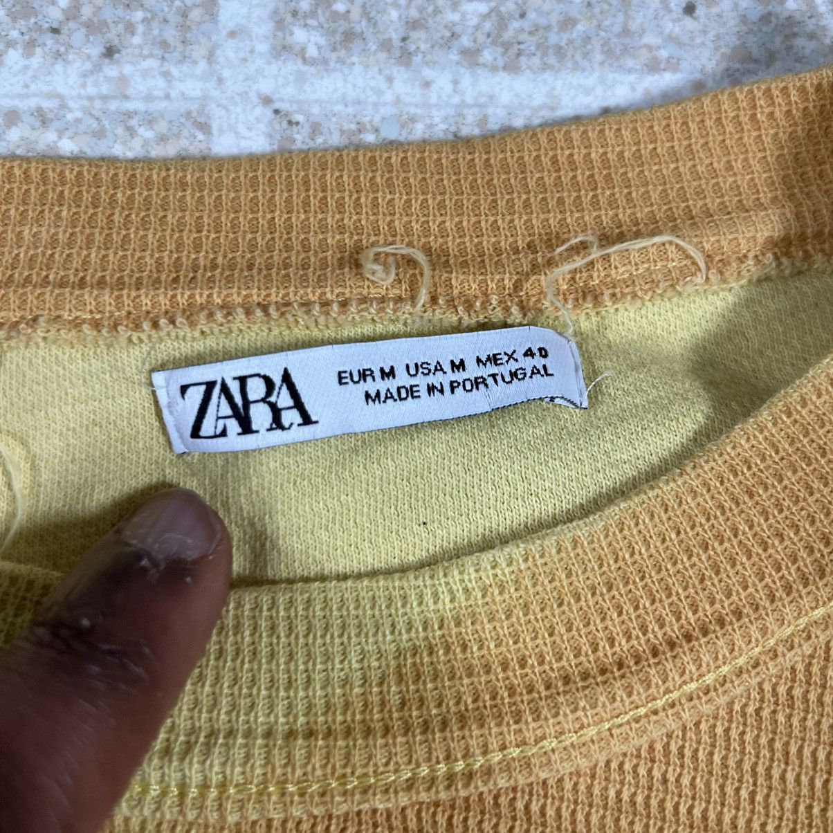 Zara Zara Yellow Orange All Over Print Flame Camo Tshirt Size M Size US M / EU 48-50 / 2 - 4 Thumbnail