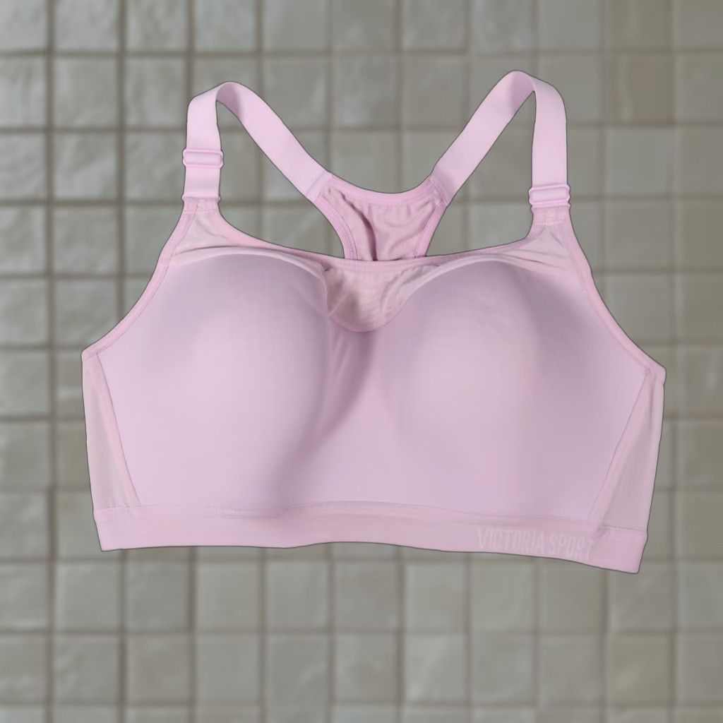Victorias Secret Victoria's Secret Sports Bra Womens Xs Pink Racerback Padded Wireless High Support Athleisure