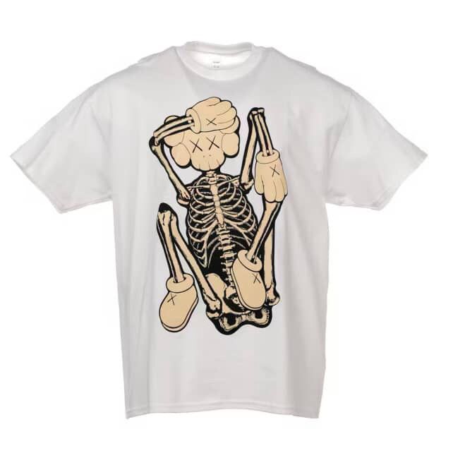 Kaws Kaws White Skeleton Tee XL Size US XL / EU 56 / 4 - 1 Thumbnail