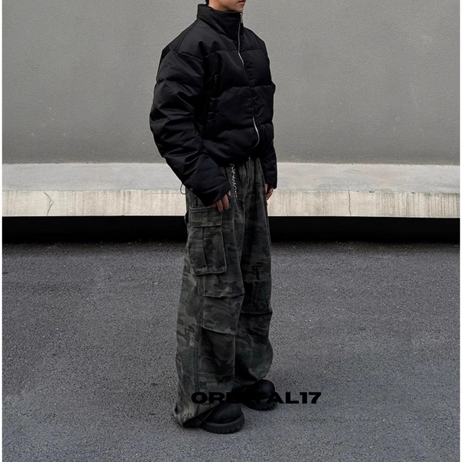 Vintage Camo Cargo Baggy Camo Wide Leg Pants Size 32" / US 10 / IT 46 - 4 Thumbnail