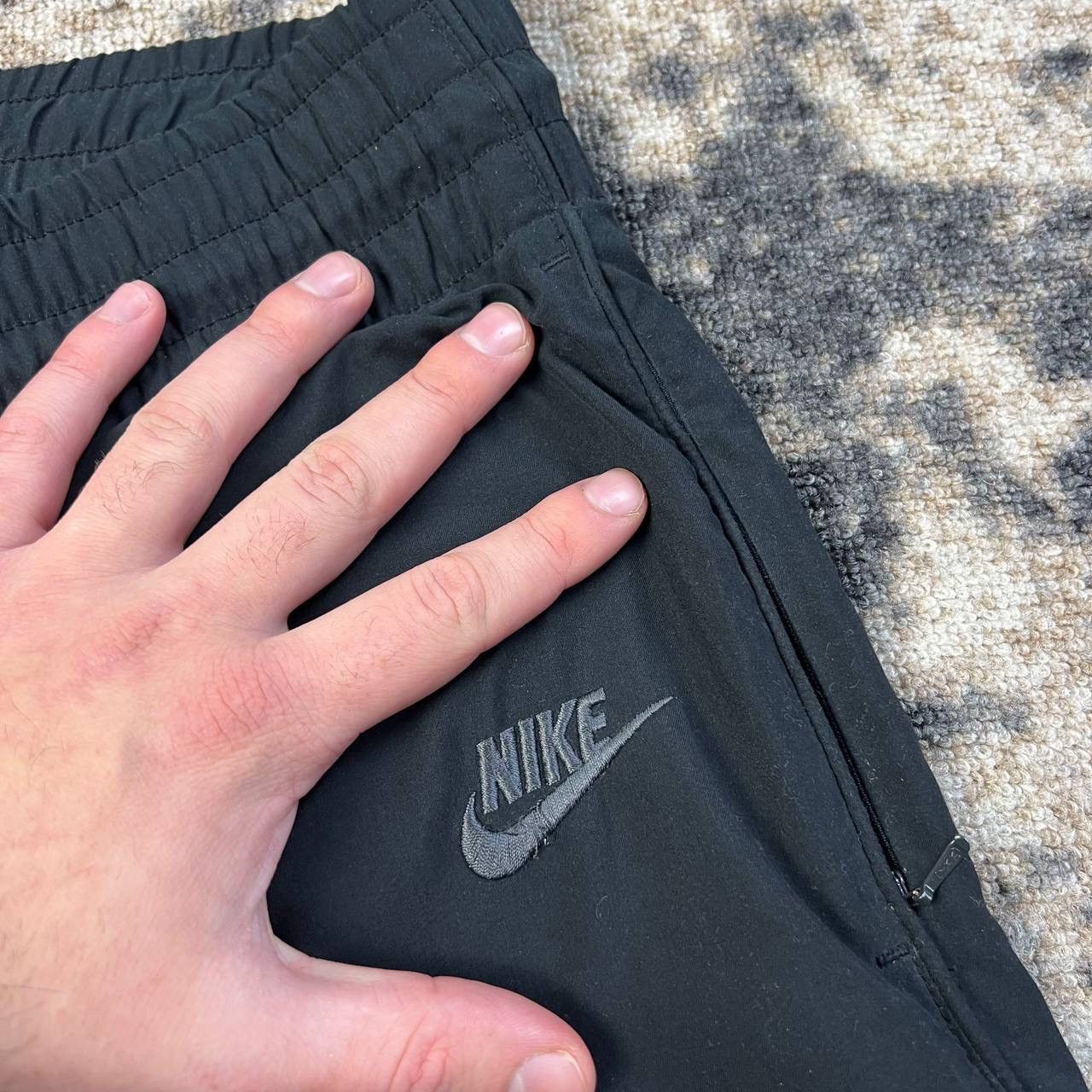 Nike Nike Mini Logo Vintage Y2K Parachute Baggy Track Pants Size 28" / US 6 / IT 42 - 6 Thumbnail