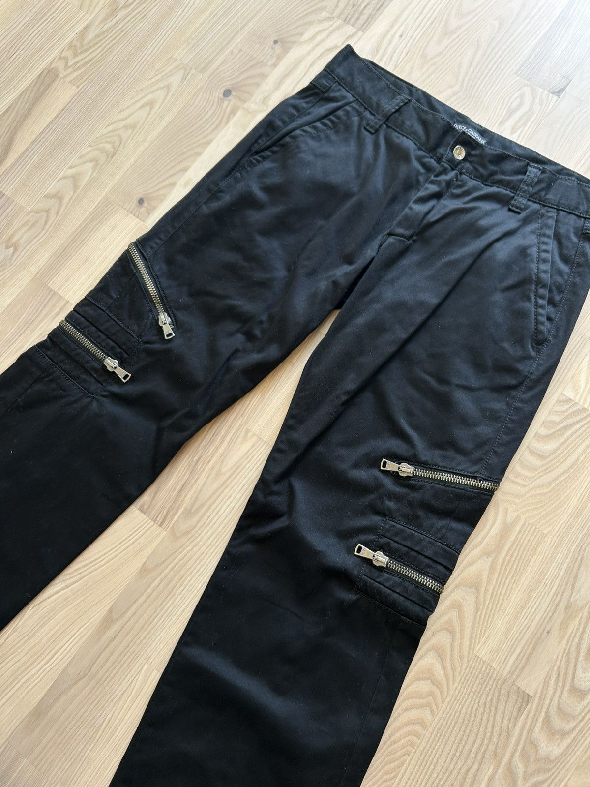 Dolce & Gabbana Dolce & Gabbana Archive Zipper Bondage Cargo Trousers Size US 33 - 3 Thumbnail
