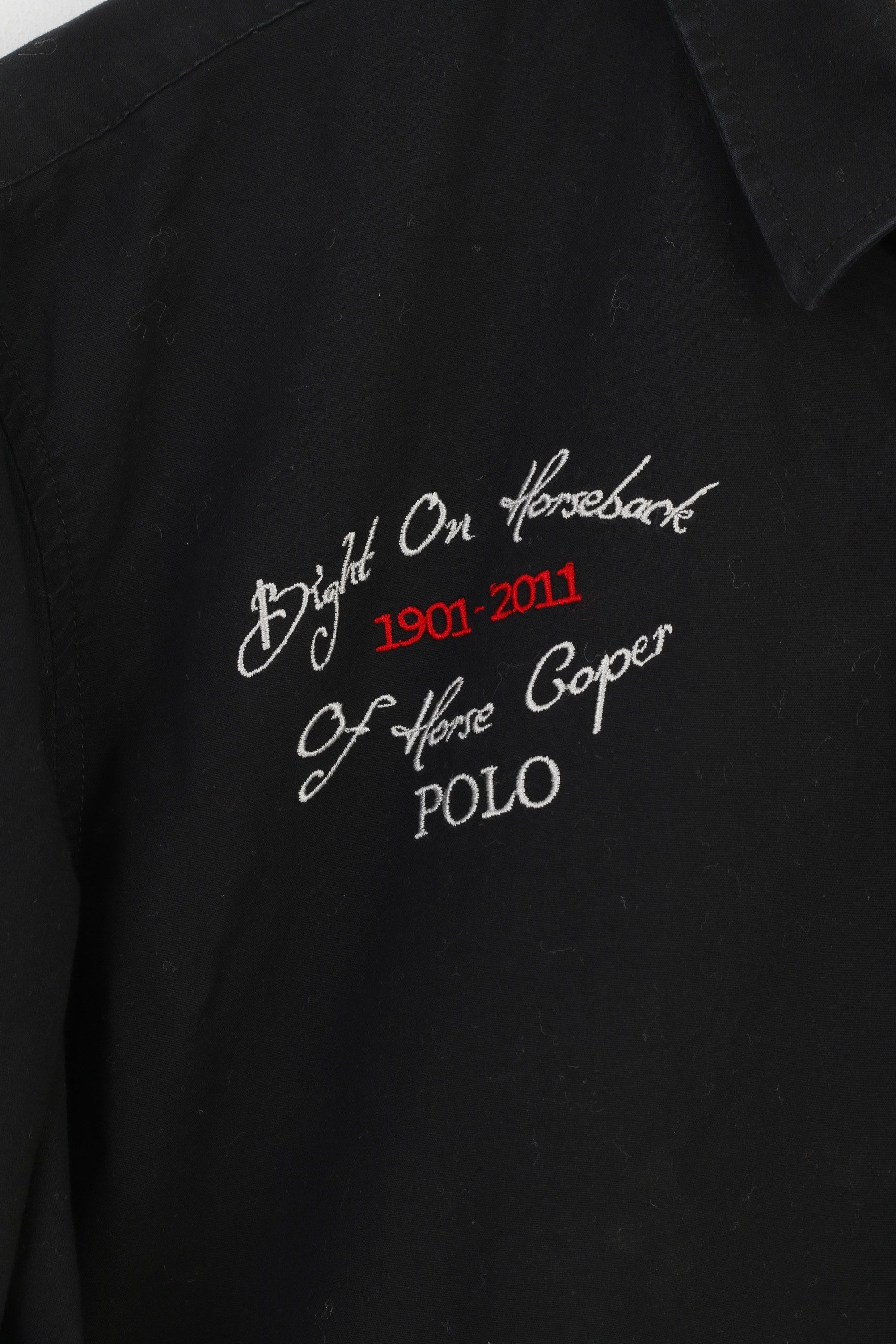 Vintage Carisma Denim Men XL Casual Shirt Black Cotton Polo 11024 Size US XL / EU 56 / 4 - 5 Thumbnail