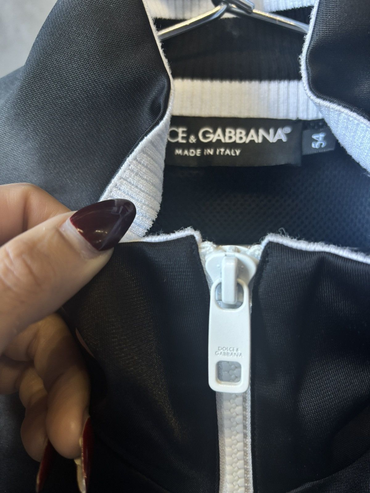 Dolce & Gabbana Dolce & Gabbana Logo Tape Satin Bomber Jacket in Black Size US L / EU 52-54 / 3 - 3 Thumbnail