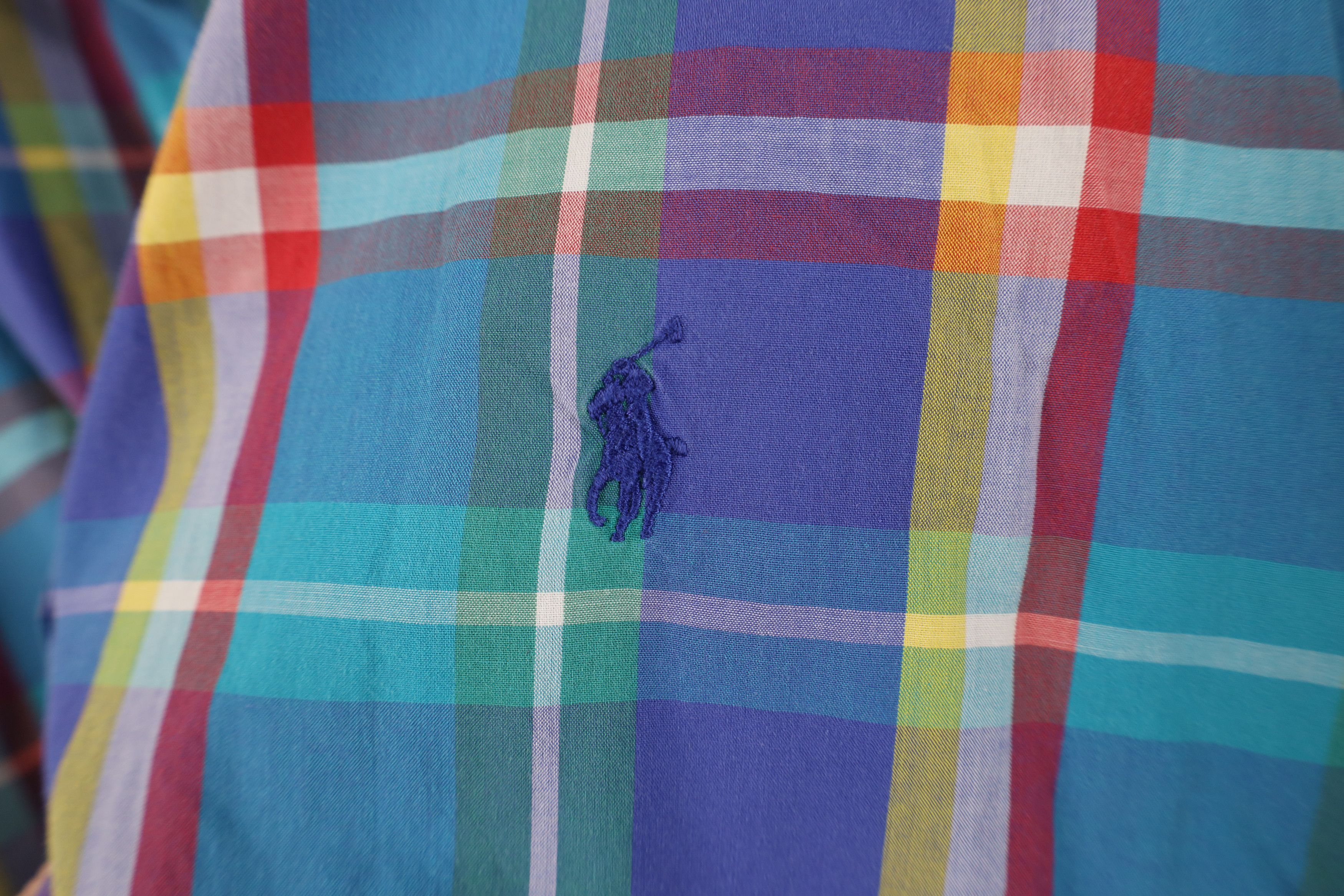Ralph Lauren Vintage 90s Ralph Lauren Plaid Short Sleeve Button Shirt Size US XL / EU 56 / 4 - 4 Thumbnail