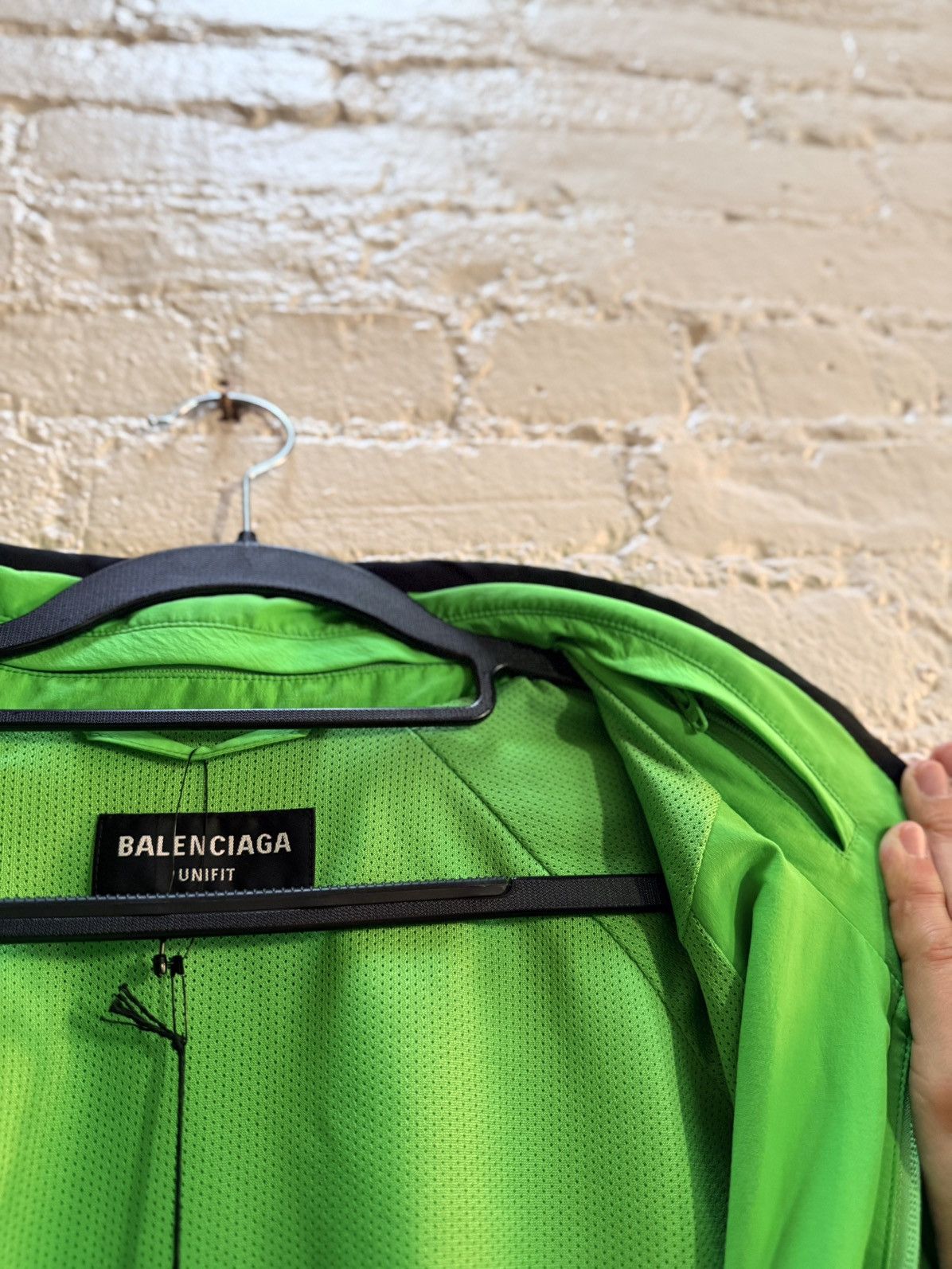 Balenciaga FW20 Green Track Jacket Size US L / EU 52-54 / 3 - 8 Thumbnail