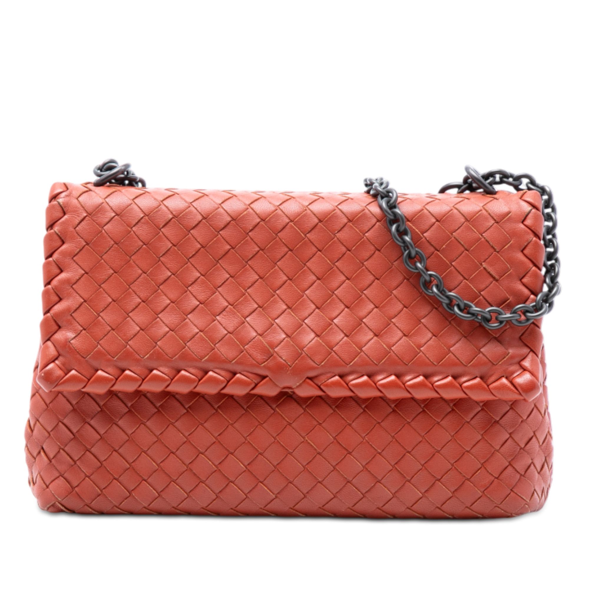 Bottega Veneta Bottega Veneta Small Nappa Intrecciato Olimpia Shoulder Bag Size ONE SIZE - 1 Thumbnail