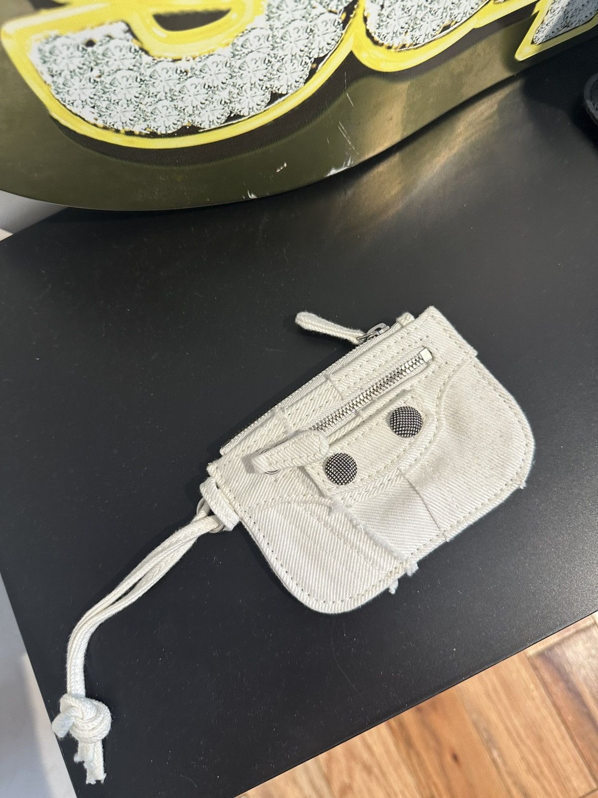 Balenciaga Le Cagole denim coin purse Size ONE SIZE - 1 Thumbnail