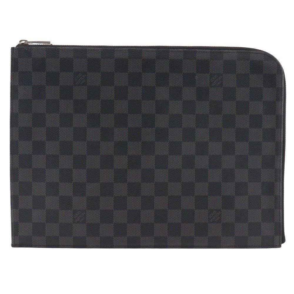 Louis Vuitton Louis Vuitton Zip Around Pochette Jour Damier Graphite Size ONE SIZE - 1 Thumbnail
