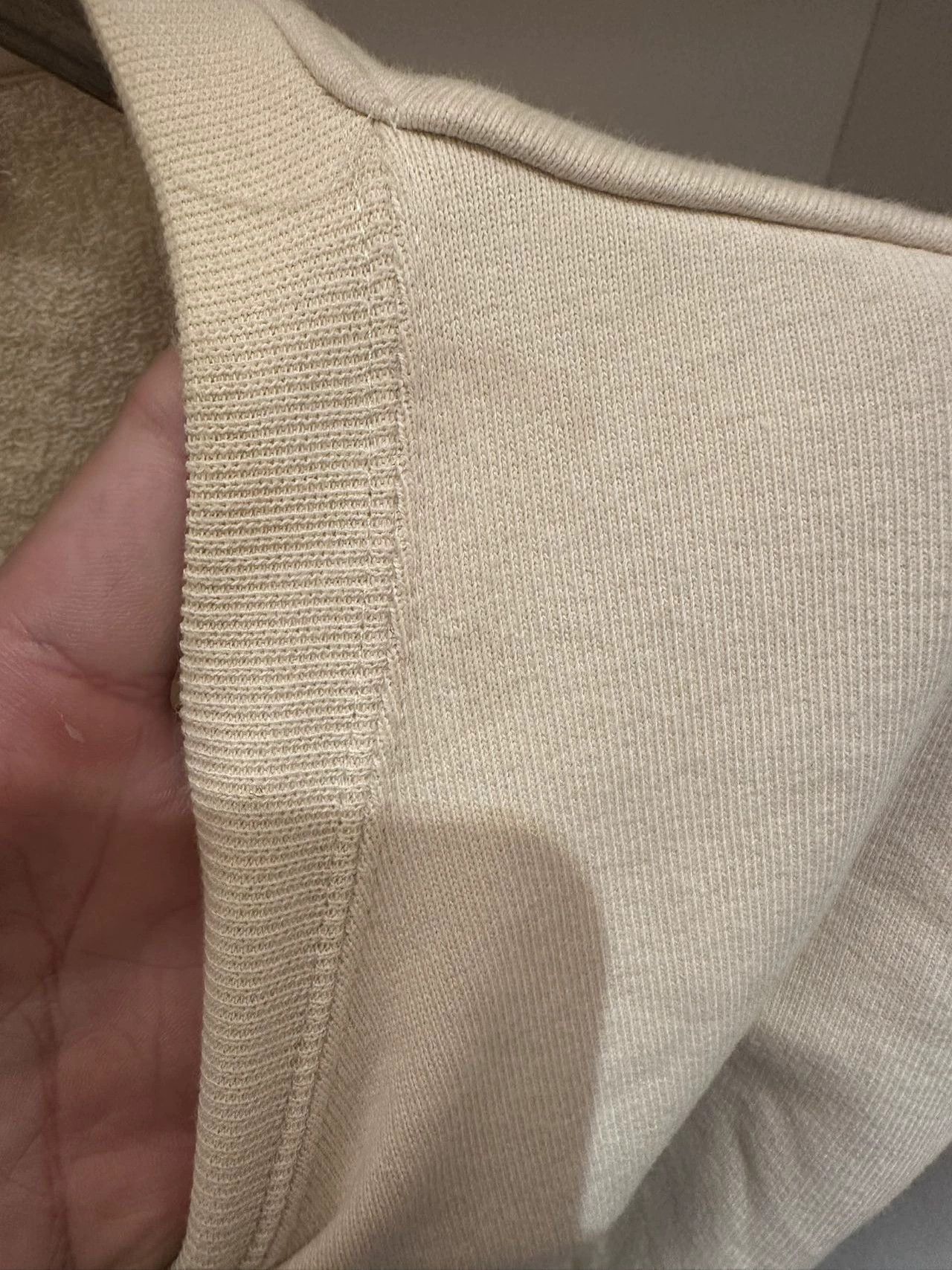 Chanel Chanel beige beaded sweatshirt S size collar & sleeve stains Size S / US 4 / IT 40 - 8 Thumbnail