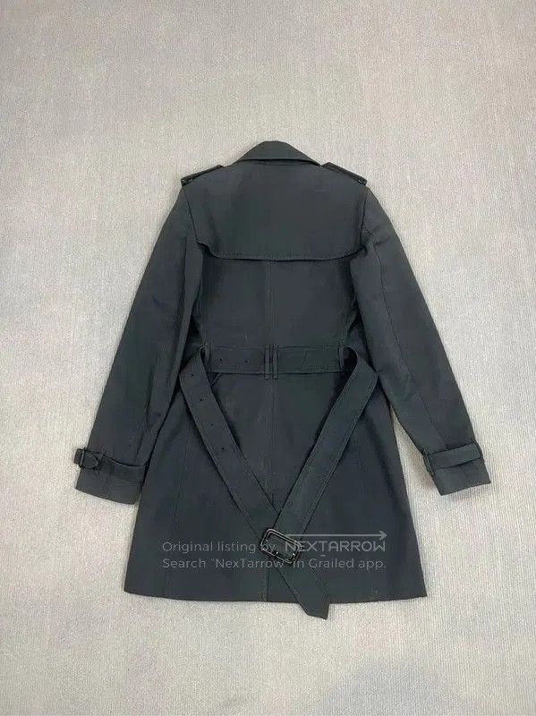 Burberry Burberry Women's Black Polyester Trench Coat. Size S / US 4 / IT 40 - 2 Thumbnail
