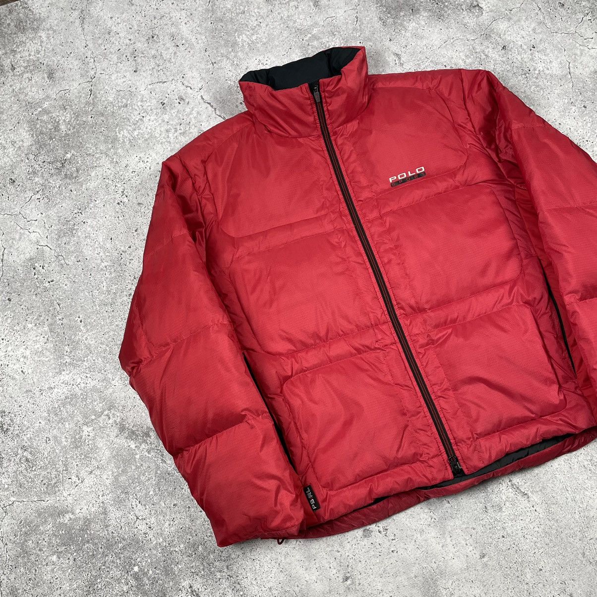 Polo Ralph Lauren × Ralph Lauren × Vintage Vintage Polo Sport Ralph Lauren Down Jacket Puffer Size US XL / EU 56 / 4 - 2 Thumbnail