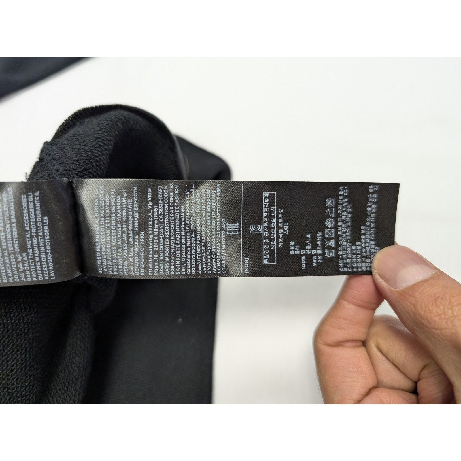Ermenegildo Zegna o1rshd1 Sweatshirt in Black Size US M / EU 48-50 / 2 - 15 Thumbnail