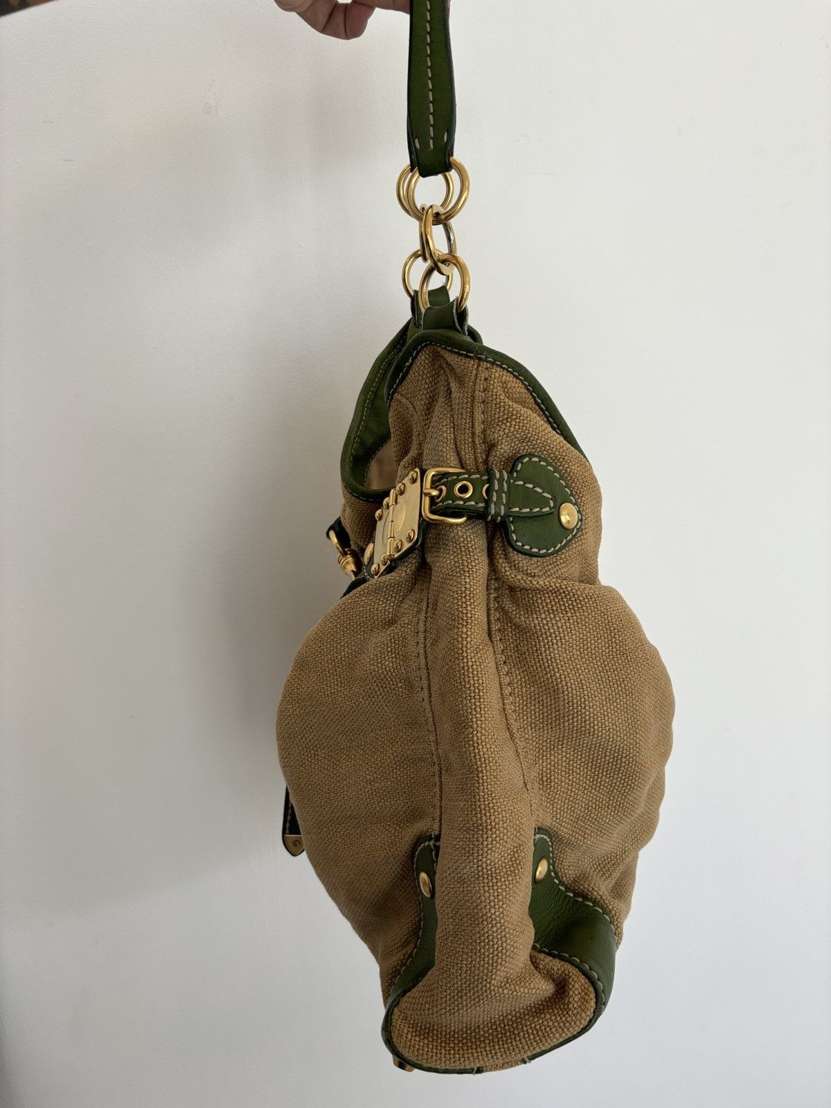 Miu Miu Miu Miu Canvas tote bag. Size ONE SIZE - 4 Thumbnail