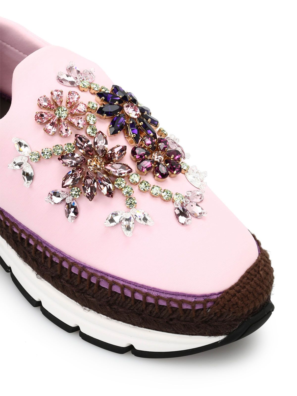 Dolce & Gabbana o1y0925 Floral-Print Espadrilles in Multicolor Size US 6.5 / IT 36.5 - 2 Thumbnail