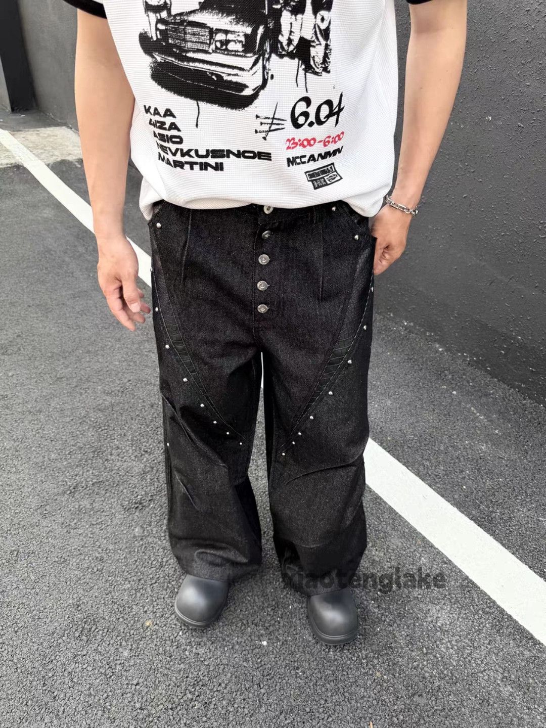 Jean Otl asaprocky travisscott style loose baggy opium jeans Size US 32 / EU 48 - 3 Thumbnail