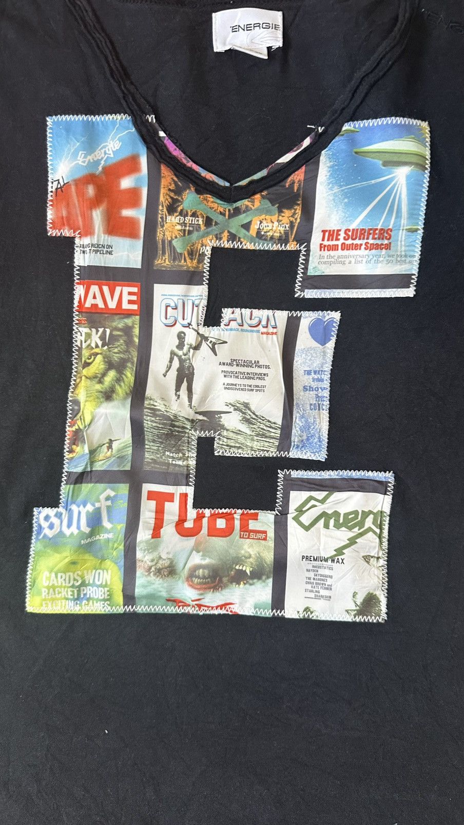 Energie VINTAGE ENERGIE V NECK TEE Size US M / EU 48-50 / 2 - 2 Thumbnail