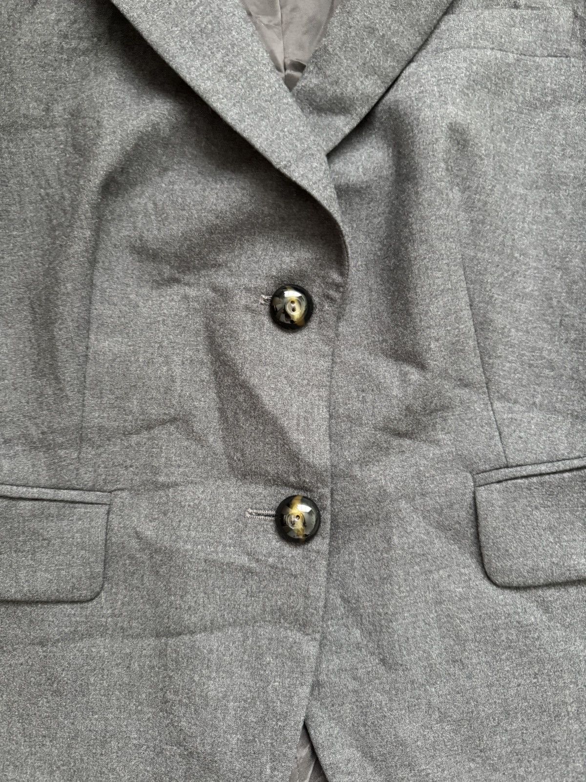 RED Valentino Red Valentino women’s dark grey blazer jacket Size M / US 6-8 / IT 42-44 - 5 Thumbnail