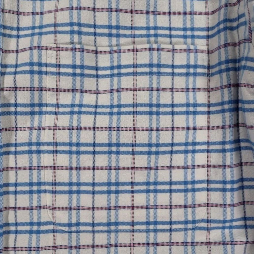 Chaps Chaps Button Down Shirt Mens M Blue Plaid Long Sleeve Classic Fit Size US M / EU 48-50 / 2 - 4 Thumbnail
