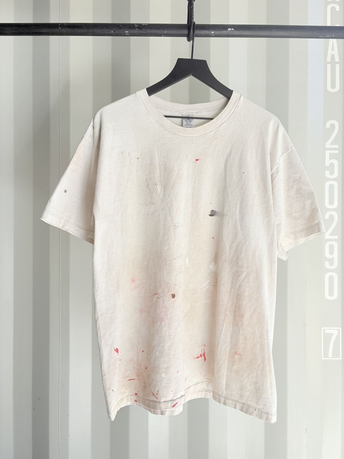 Vintage Thrashed Distressed Faded Shirt Grunge Paper thin Size US XL / EU 56 / 4 - 1 Thumbnail