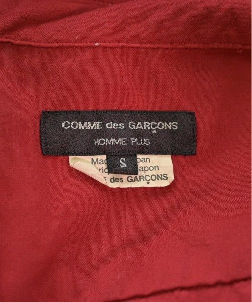 Comme des Garcons Homme Plus Shirt Polyester Plain Long Length Open Neck Red Size US S / EU 44-46 / 1 - 8 Thumbnail
