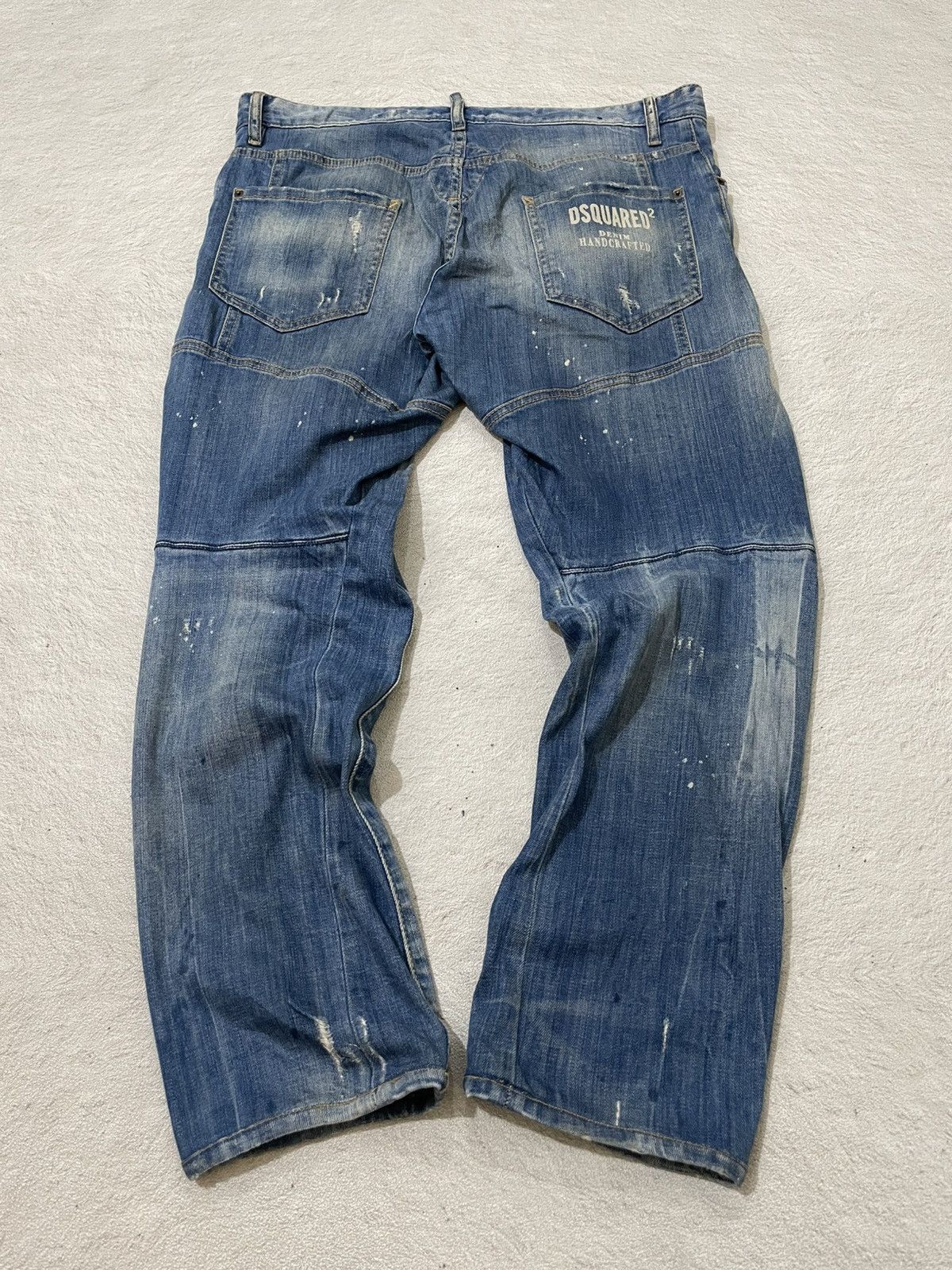 Dsquared2 00s Dsquared Distressed Denim Heavy Fade Destroyed Y2K japan Size US 36 / EU 52 - 9 Thumbnail