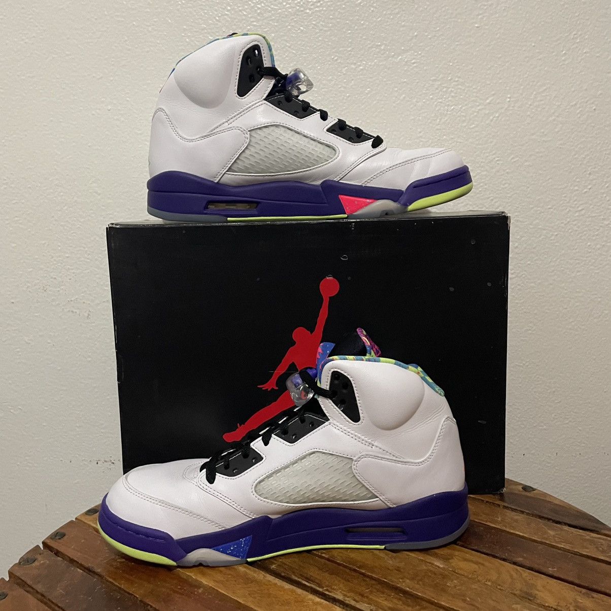Jordan Brand × Nike Nike Air Jordan 5 Retro Alternate Bel-Air Mens US Size 12 Size US 12 / EU 45 - 2 Thumbnail