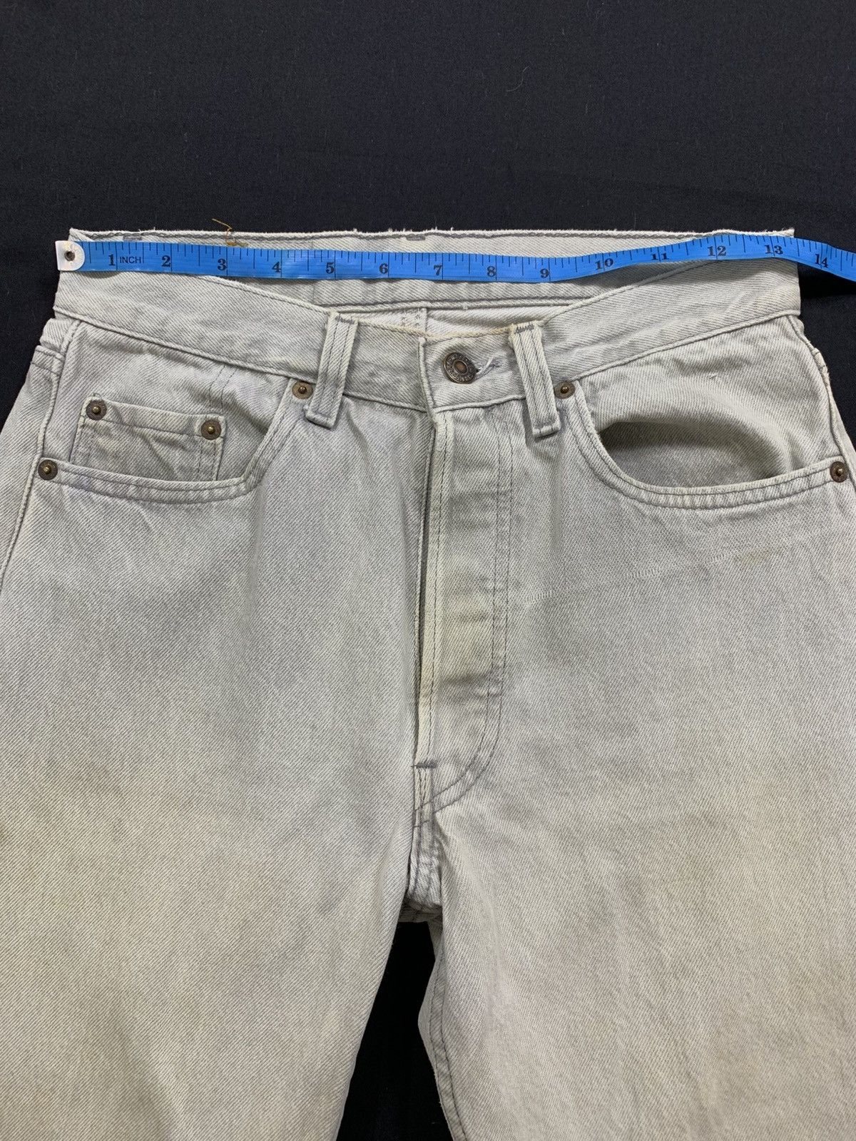 Levi's Vintage Clothing Vintage Levi's Made in Usa Distressed Denim pants Size US 29 - 7 Thumbnail