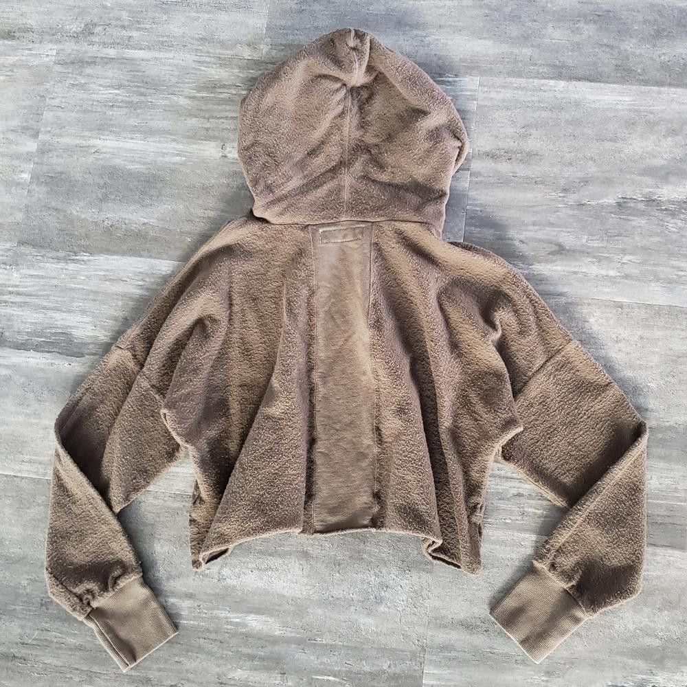 Daniel Patrick Olive Cropped Daniel Patrick Classic Road Hoodie Size S / US 4 / IT 40 - 2 Thumbnail