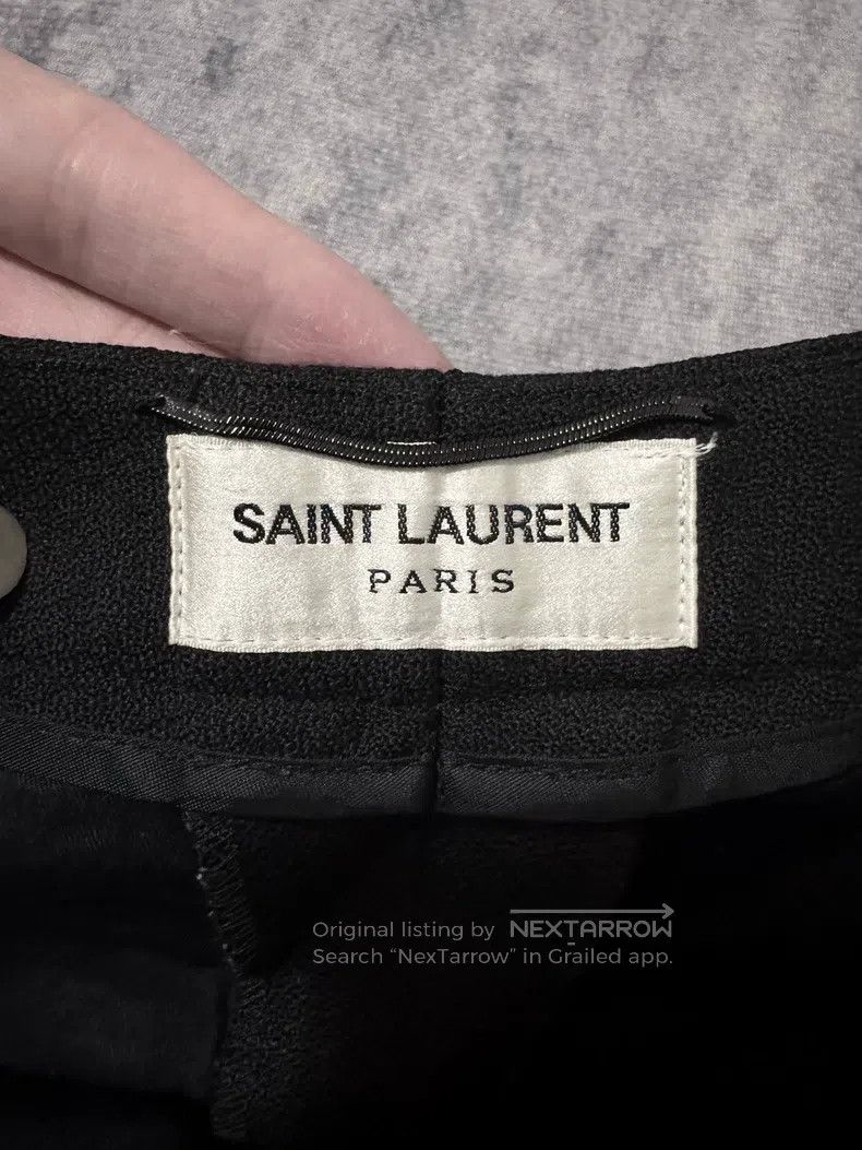 Saint Laurent Paris Saint Laurent Paris Wide-leg trousers with large darts Size US 28 / EU 44 - 6 Thumbnail