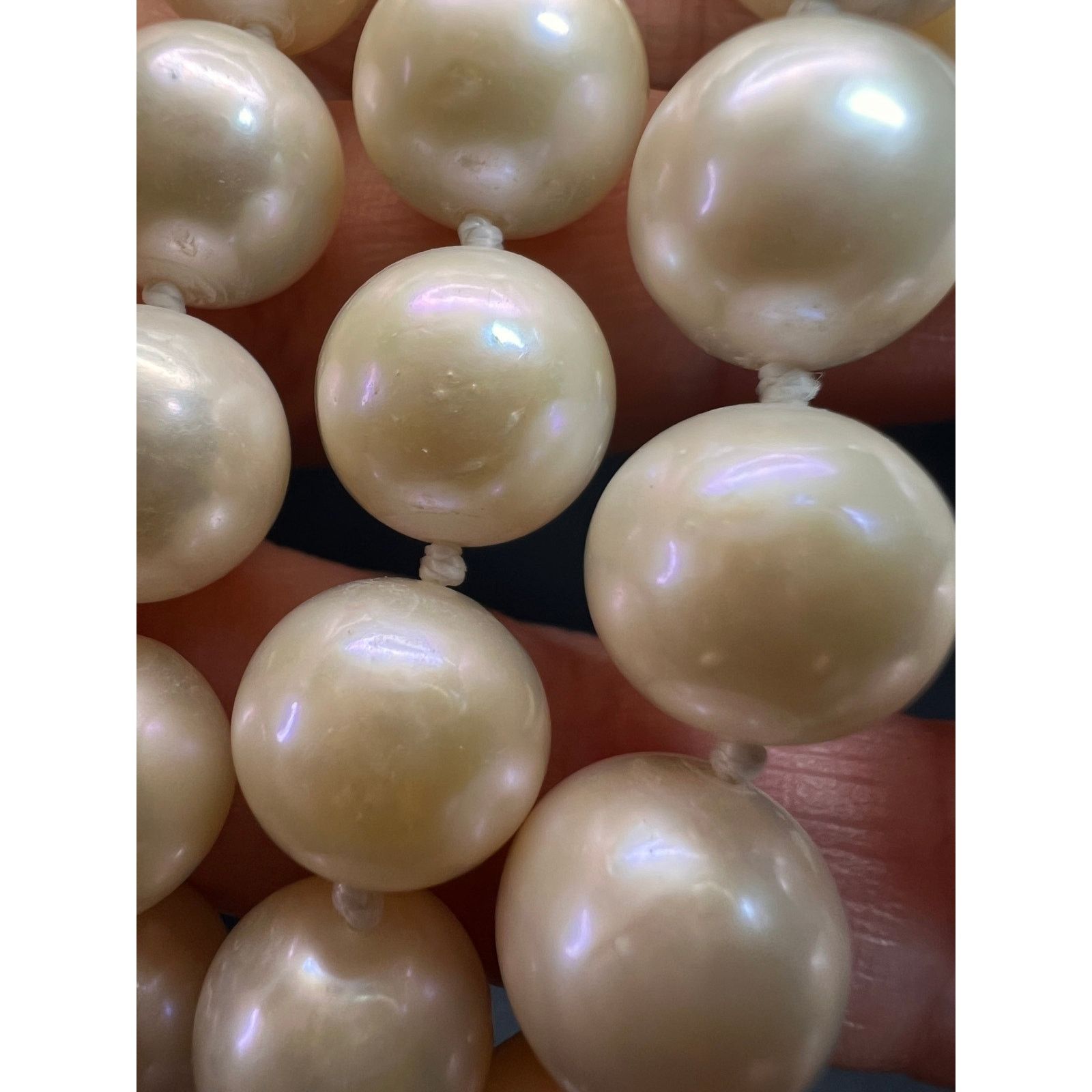 Other 10-11mm cultured pearl 36 in necklace with 925 silver clasp Size ONE SIZE - 18 Thumbnail