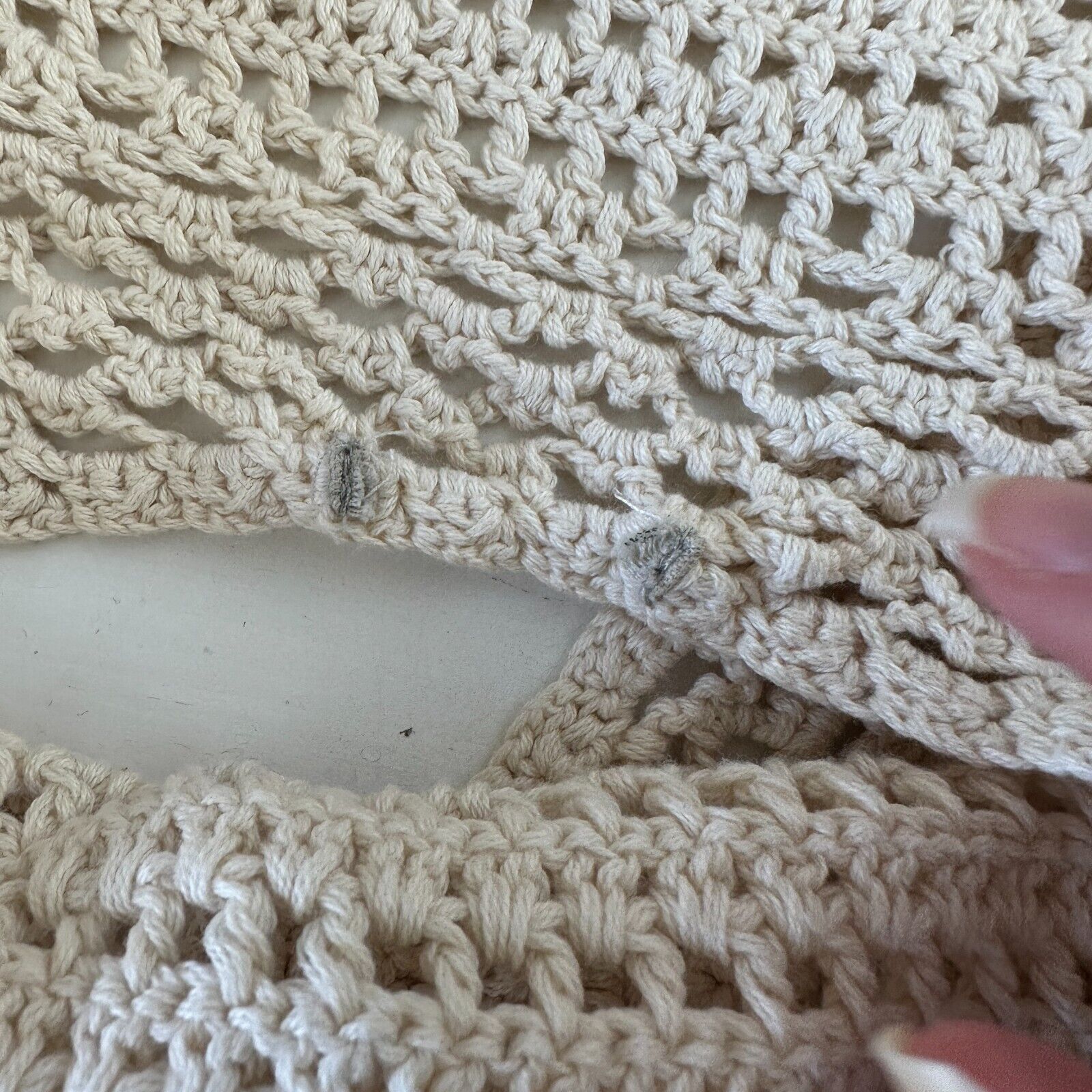 Urban Outfitters Urban Outfitters Tan Crochet Bralette Side Buttons Medium Size M / US 6-8 / IT 42-44 - 7 Thumbnail