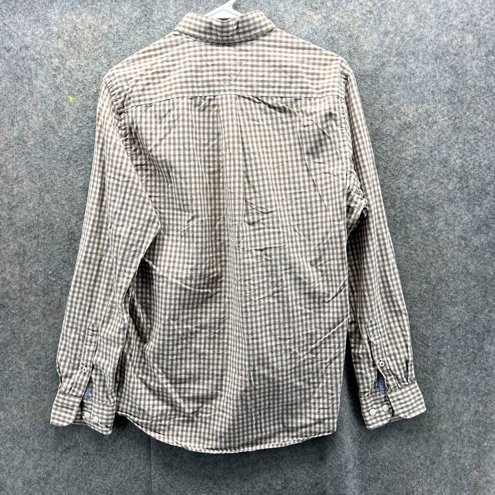 Tommy Hilfiger VINTAGE Tommy Hilfiger Shirt Men Small Check Beige Casual Button Down Classic fit Preppy Mens Size US S / EU 44-46 / 1 - 2 Thumbnail