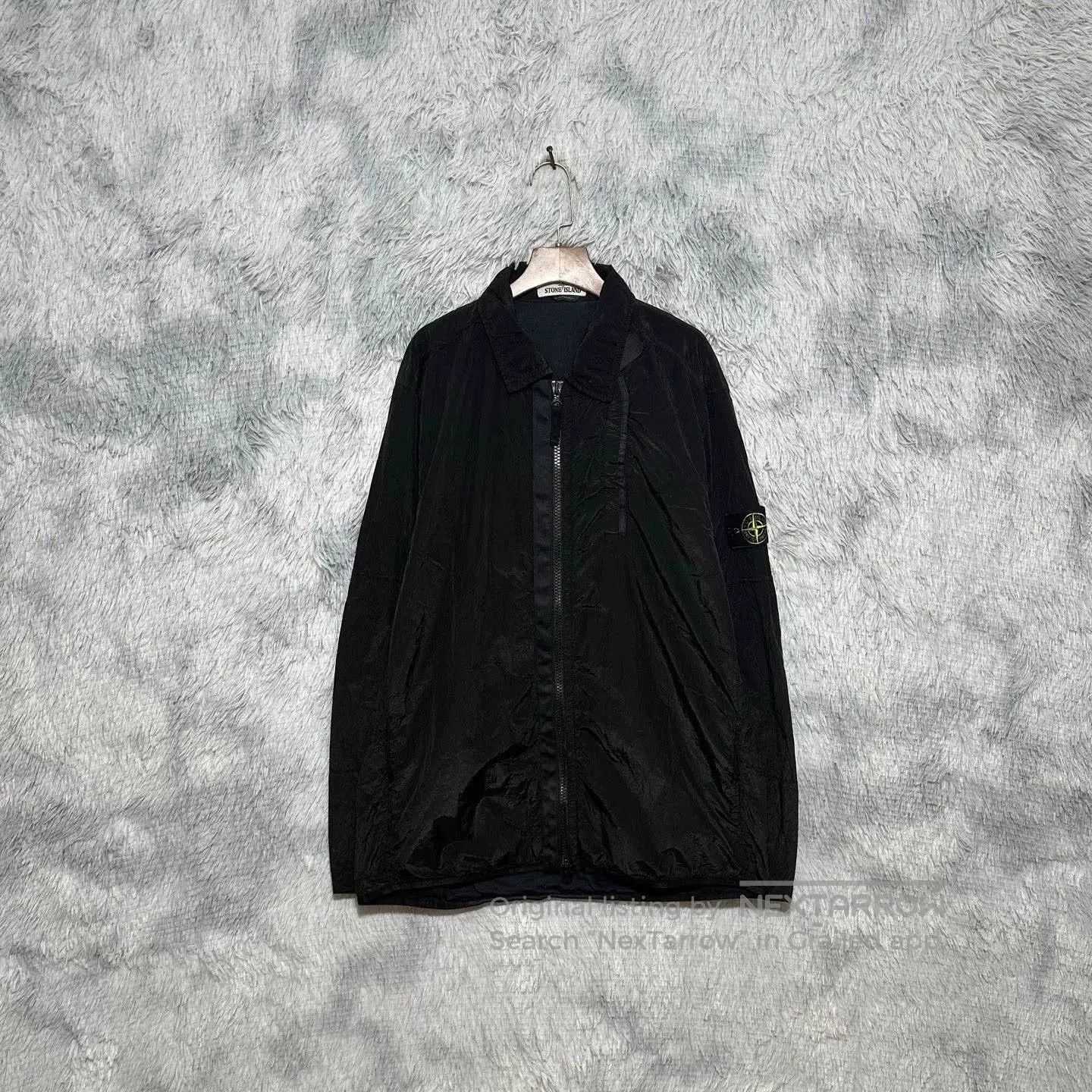 Stone Island stone island 18fw black metal nylon jacket. Size US L / EU 52-54 / 3 - 1 Thumbnail