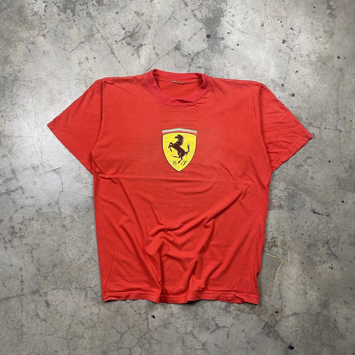 Ferrari × Vintage Grail 90s Ferrari Big Logo Tee Size US L / EU 52-54 / 3 - 1 Thumbnail