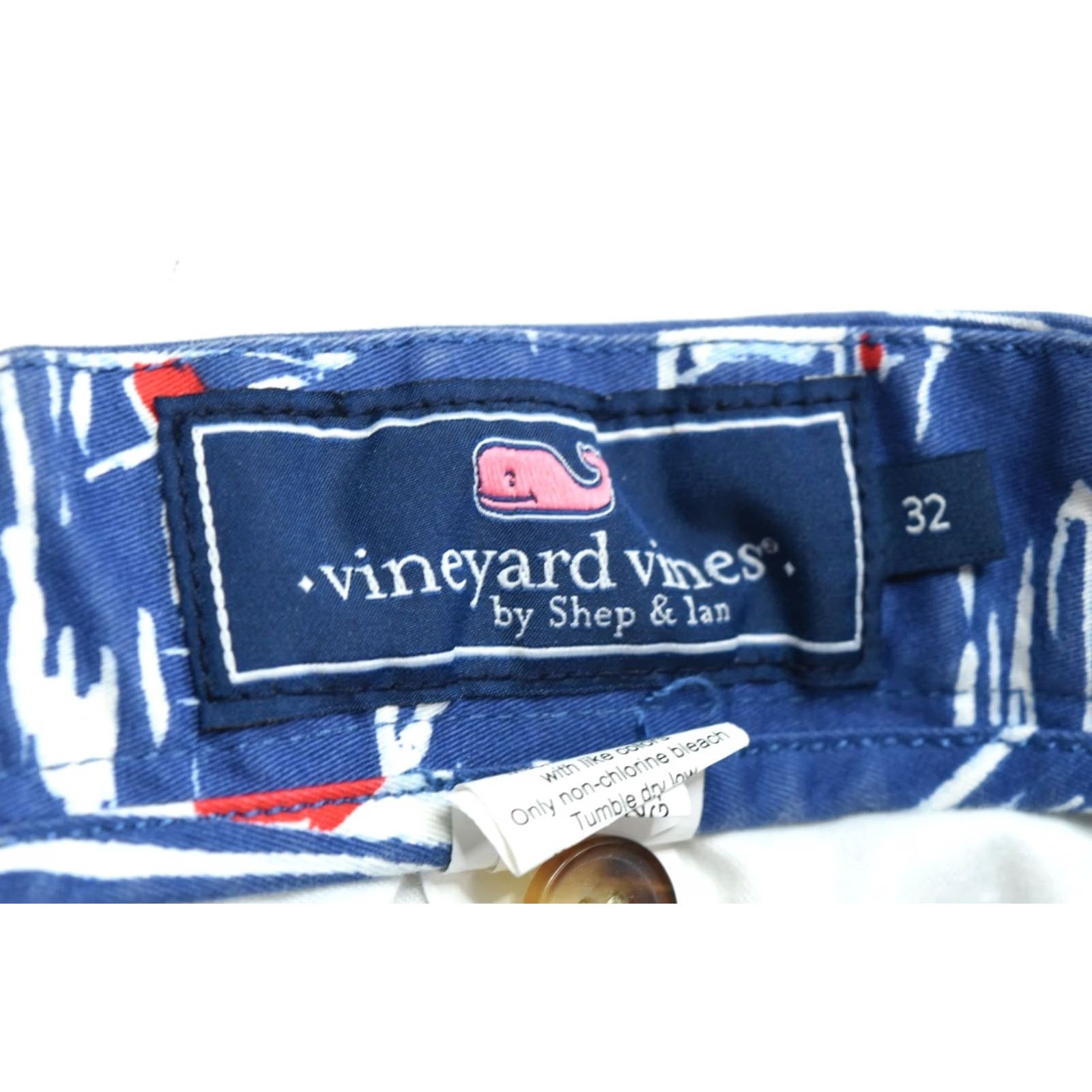 Vineyard Vines Vineyard Vines Breaker Chino Shorts Mens 32 Blue Nautical Boats 9" Cotton Size US 32 / EU 48 - 5 Thumbnail