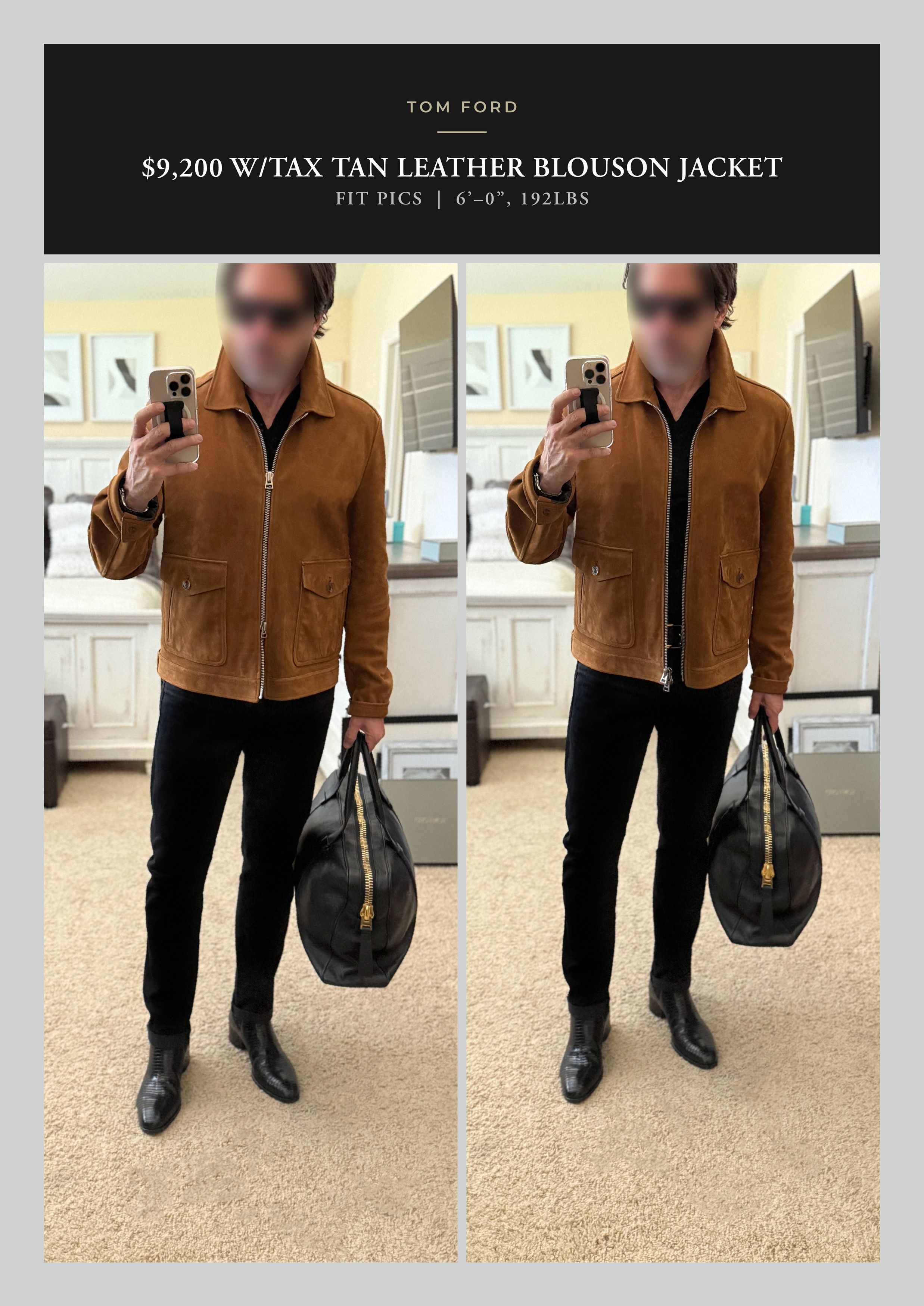 Tom Ford Fits smaller, A Menswear Grail, Rare Bovine Leather Jacket Size US XXL / EU 58 / 5 - 12 Thumbnail