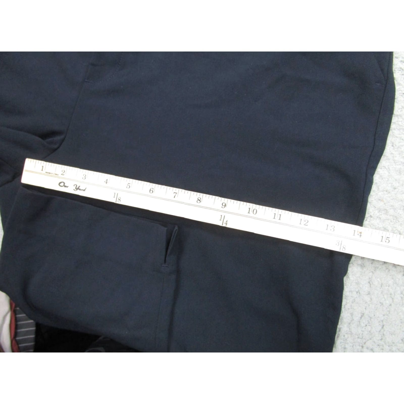 Banana Republic Banana Republic Pants Womens 20 Blue Navy Ankle Pull-On Tapered Classic Work Size 42" / US 20 - 7 Thumbnail