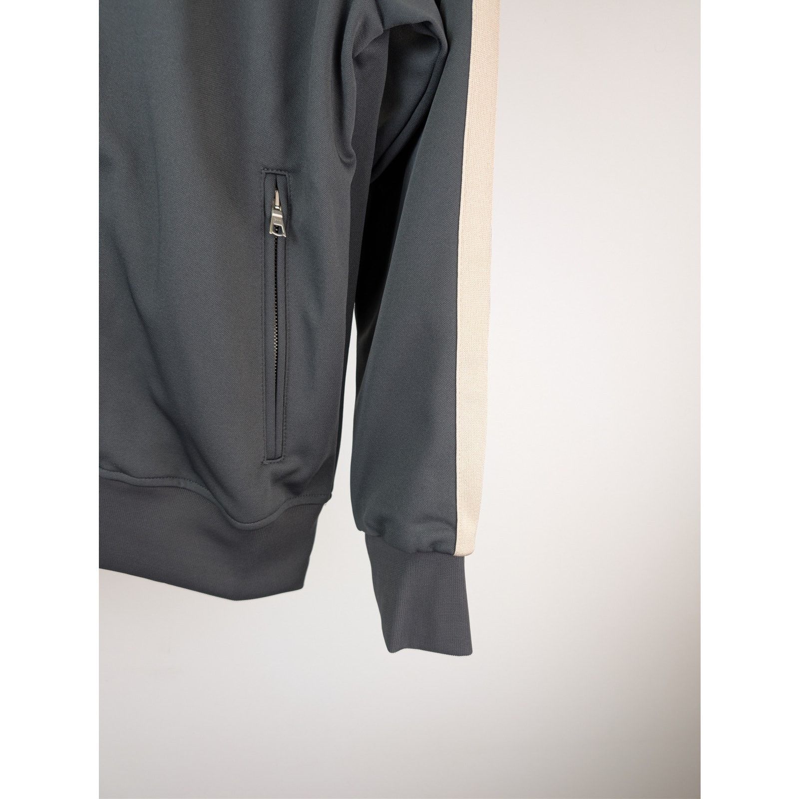 Palm Angels o1rshd1 New Classic Track Jacket in Dark Grey / White Size US S / EU 44-46 / 1 - 6 Thumbnail