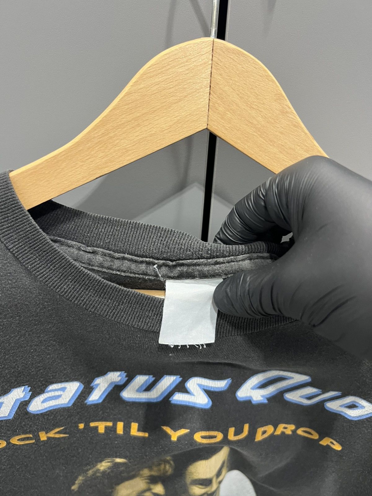 Band Tees Status Quo Vintage 1992 Rock'Til You Drop Rock Band Tour Size US XL / EU 56 / 4 - 14 Thumbnail