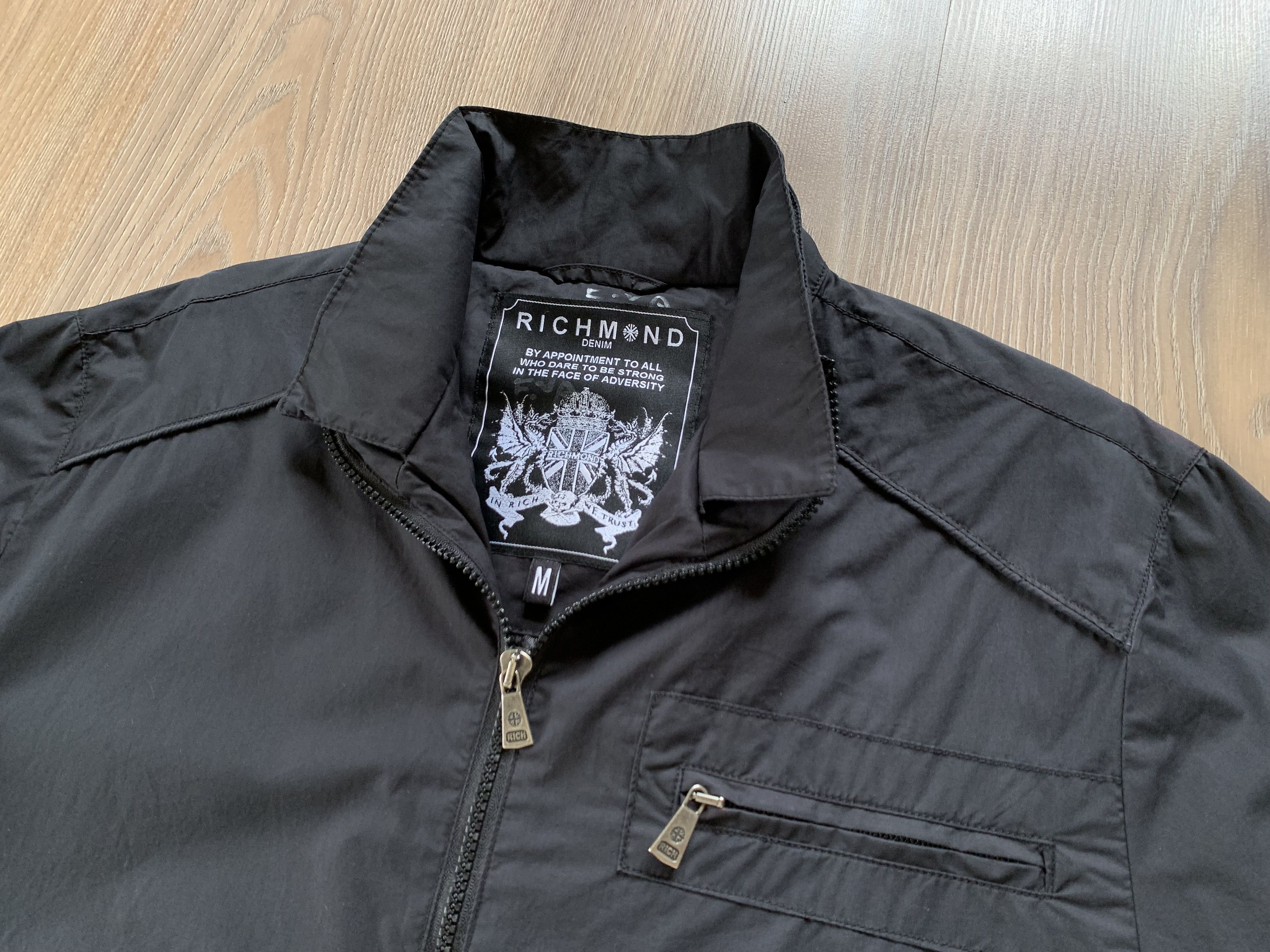 John Richmond John Richmond Denim Black Jacket Size US M / EU 48-50 / 2 - 5 Thumbnail