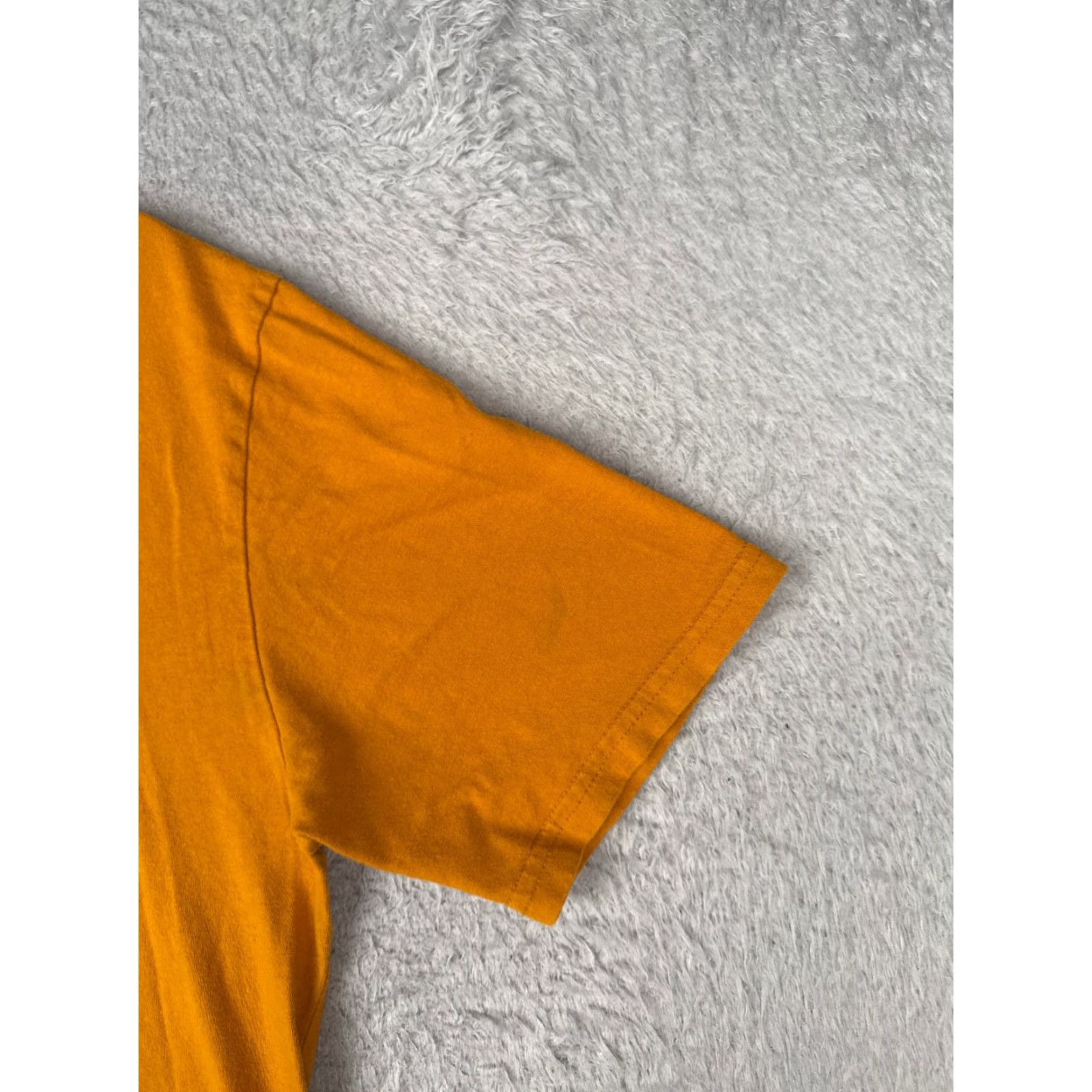 The North Face The North Face Shirt Men M Orange 100% Cotton Short Sleeve Crew Neck Read Size US M / EU 48-50 / 2 - 2 Thumbnail
